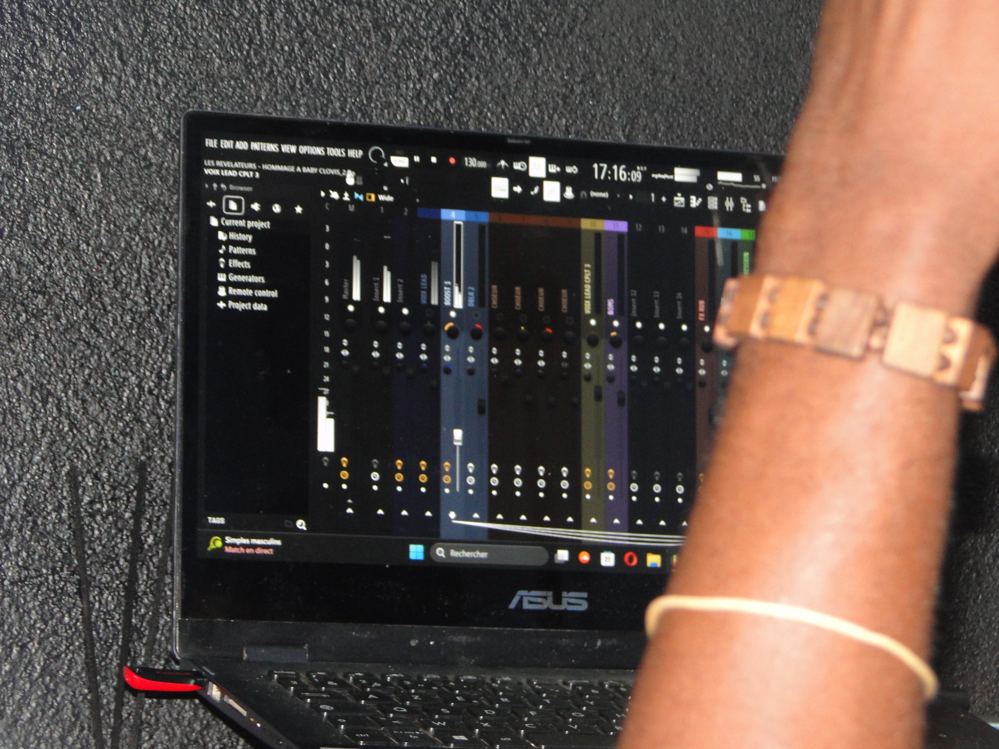 Cabine d'enregistrement